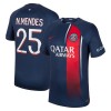 Camiseta de fútbol Paris Saint-Germain 2023-24 N.Mendes 25 Primera Equipación - Hombre